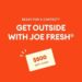 New Joe Fresh Contest is here for Canada. You can win free gift cards, trips, vacations and other great items today with Joe Fresh and You may just be the Winner!