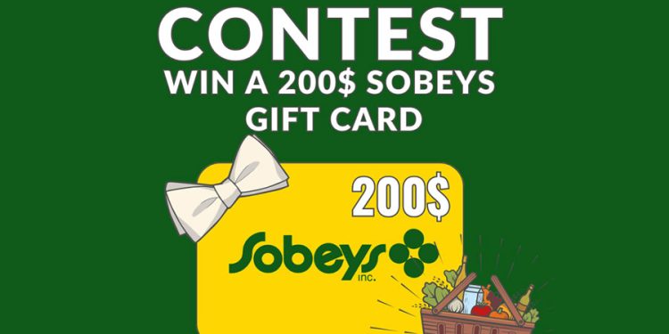 Enter the Sobeys Contest today and win a $200 gift card! Fast entry, no purchase needed. Open to eligible Canadian residents.