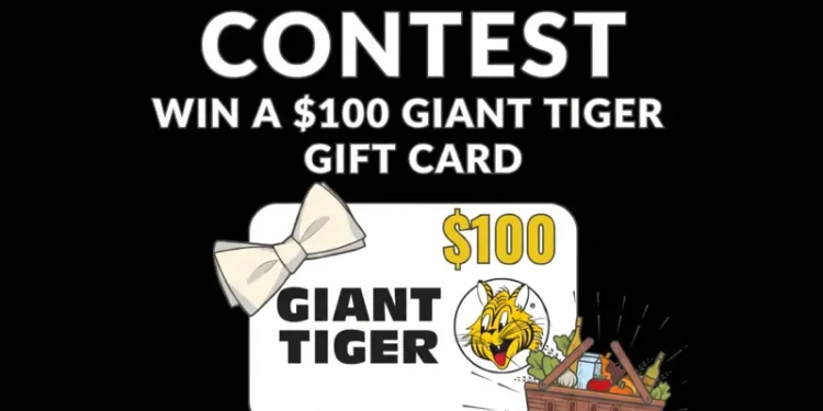 Join the Giant Tiger Contest and win a $100 gift card. Find eligibility rules, entry steps, and contest dates before you enter.